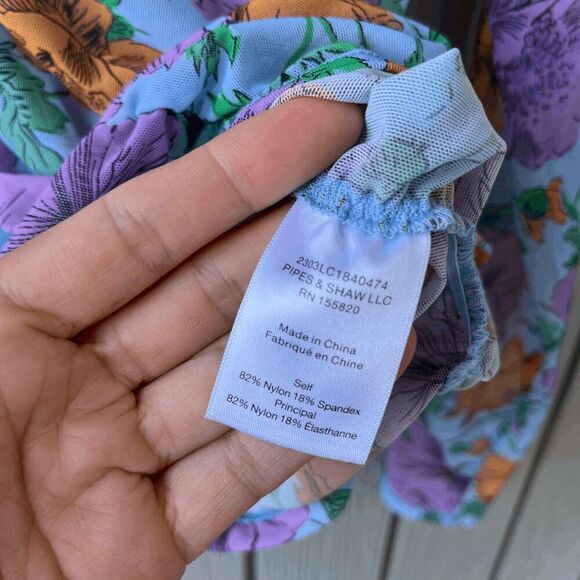 Veronica Beard Myrna Ruched Floral Tulle Top SZ 4 – Retail $348 - Picture 7 of 10